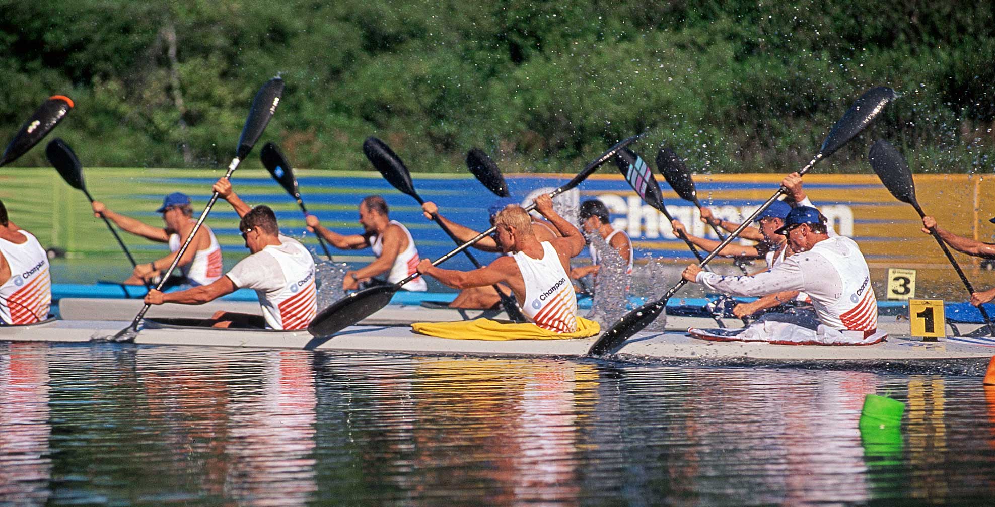 champion-intl-canoe-knockout_racing.jpg Art Direction by: Bart Crosby, Crosby Associates